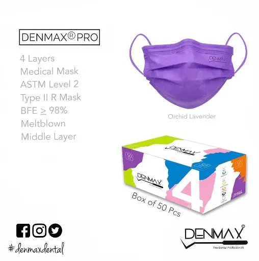 4 Ply Mask Denmax Premium 